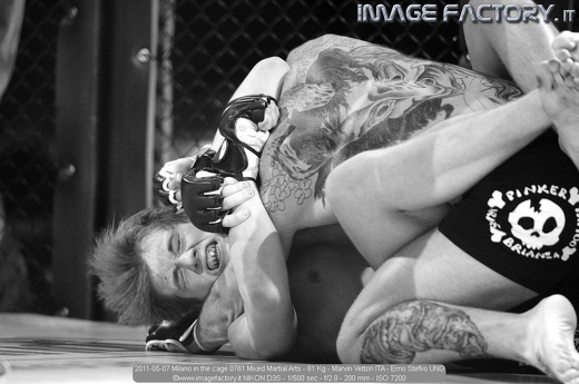 2011-05-07 Milano in the cage 0761 Mixed Martial Arts - 81 Kg - Marvin Vettori ITA - Erno Stefko UNG